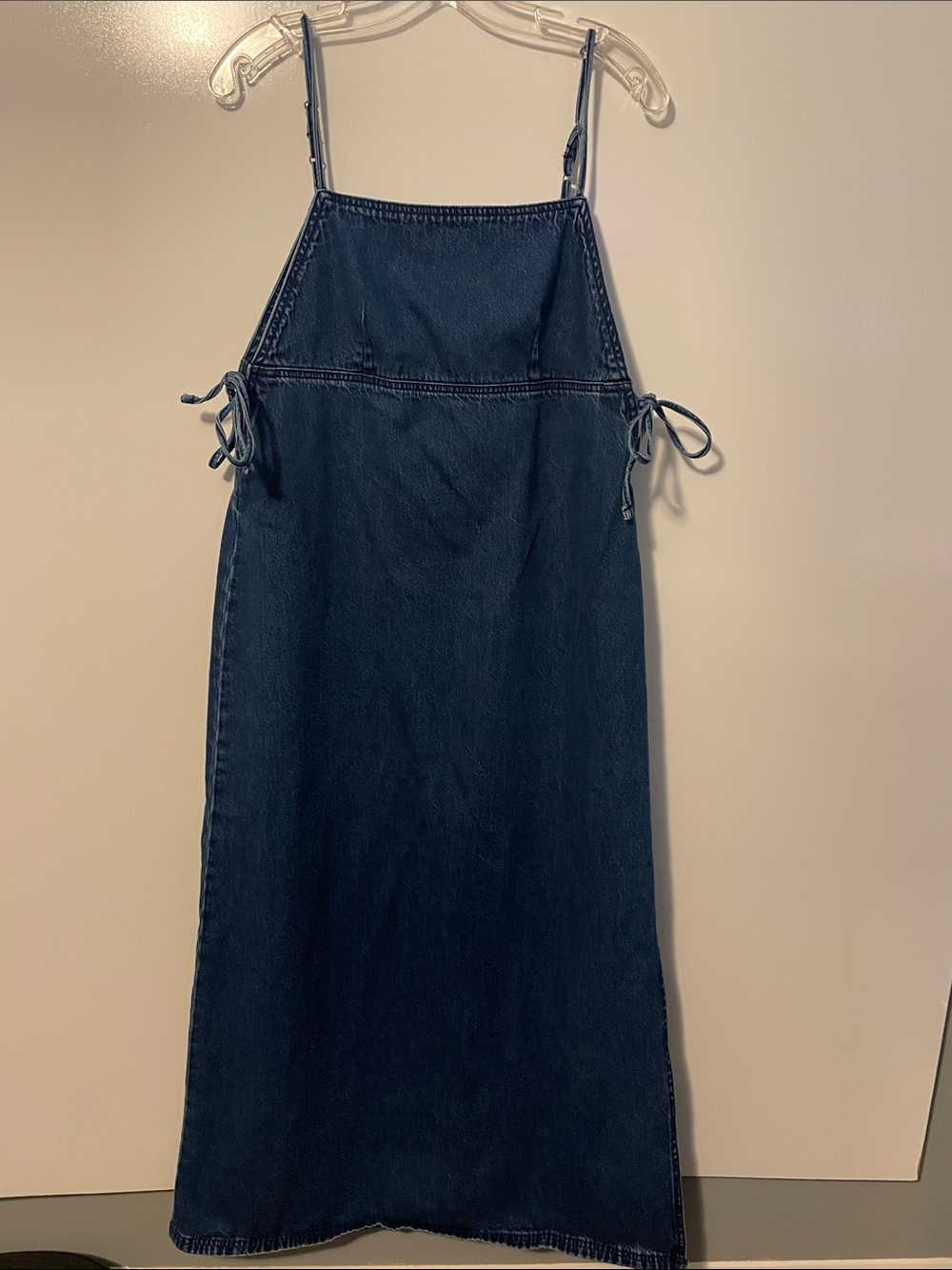 American Eagle denim maxi dress size large
